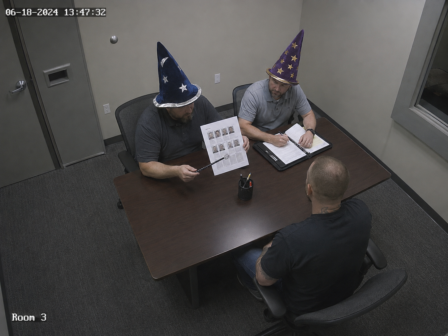 Detectives in Interview Room